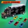 Carrier truck, 6 metal machines in the kit + game