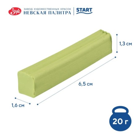 Plasticine ZHK "Flower", 44 colors, 880 g, with a stack-2