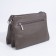 Cross-Bodi Bag on a zipper, the color is gray-brown