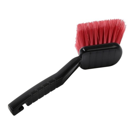 Wheel washing brush, soft pile 24 cm, red-1