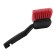 Wheel washing brush, soft pile 24 cm, red