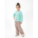 Cardigan Children's Knit, height 98 cm, mint color