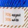 Yarn 70% acrylic, 30% silk "Softy Shine" 50 g 85 m color 33 blue