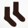 Male socks with jacket fluff, chocolate color, size 44-46