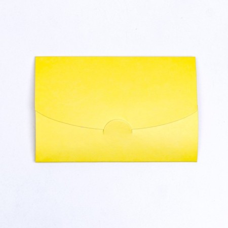 Envenue for a certificate with a Happy Birthday, yellow 10.5 x 7 set 10 pcs-2