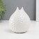Ceramics candlestick per 1 candle "Pomegranate" d = 4.5 cm white 10x10x11.5 cm