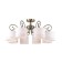 Romani chandelier, 8x40W E14, bronze color