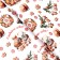New Year's Paper "Sweet Year", gloss, 80 g/m2, 50 x 70 cm