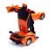 Robot radio -controlled "sportsar", transforms, light and sound effects, mix