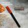 Knife for biscuit, even edge, handle wood, working surface 25 cm