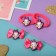 Hair set "Cute" (2 clamps 3.5 cm, 2 elastic bands) bee