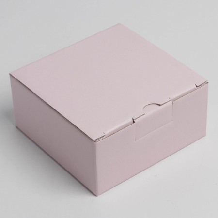 Gift folding box, packaging, “pink”, 15 x 15 x 7 cm-1