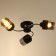 Estel chandelier 3he27 40W black-chromium 60x60x23 cm Bayerlux