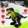 Rex dinosaur, smoke effect, light and sound, works from batteries