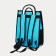 Baby backpack on lightning, blue/red color
