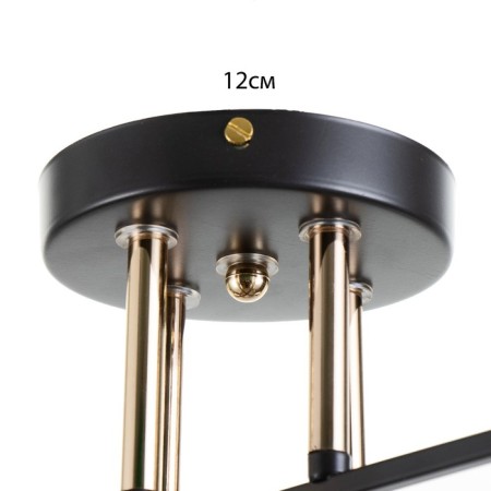 Svetogor chandelier "Style" 4x60W E27 Black 55x55x28.5cm-4