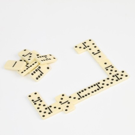 Domino "Forkas", 9 x 15 cm, knuckles 4 x 2 cm, green-3