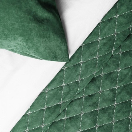 Cover with pillowcases "Tina", size 230x250 cm, emerald color-1