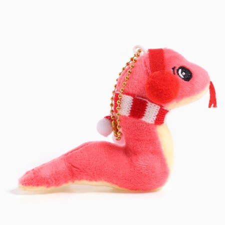 Soft toy "Snake", winter, on a suspension, 9 cm, color mix-3