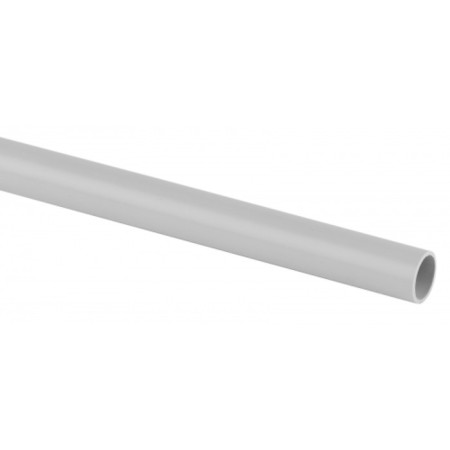 PVC PVC smooth hard era TRUB-25-2-PVC 2x meter-gray gray d 25 mm, 74 m