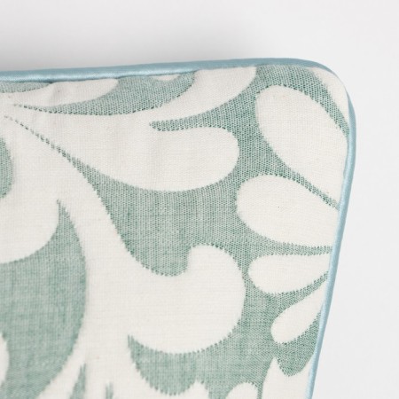 Pillowcase decorative Ethel "Patterns" color green 40x40 cm, 100% cotton-2