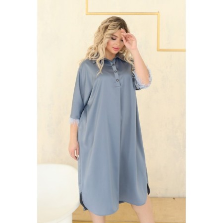 Women's dress, size 60, gray color-14