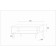 Commercial Pandora table, 900x550x450, white