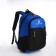 School backpack, 2 lightning departments, 3 pockets, black/blue color