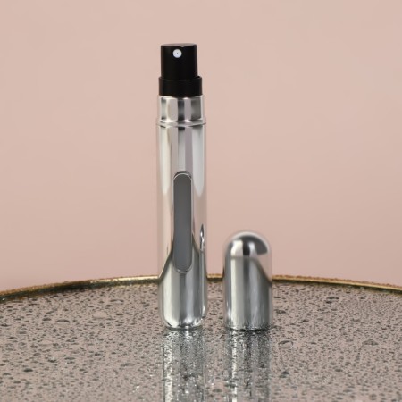 Perfume atomizer, with a sprayer, 8 ml, silver color-2