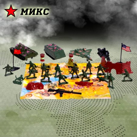 Set of soldiers "Battle Mission", mix-4