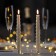 A set of LED twisted candles, white, 2 × 25 × 2 cm, plastic, wax, batteries AAAX2 (not in the kit), glow warm white, 2 pcs.