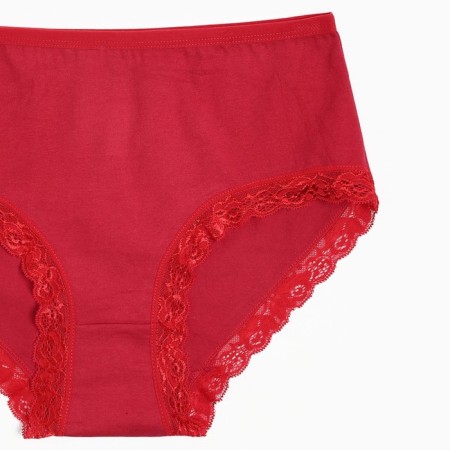 Panties female color red, size 48-50-1
