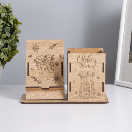Organizer desktop "Gifts" 18x12.5x9 cm (set of 8 parts)-1