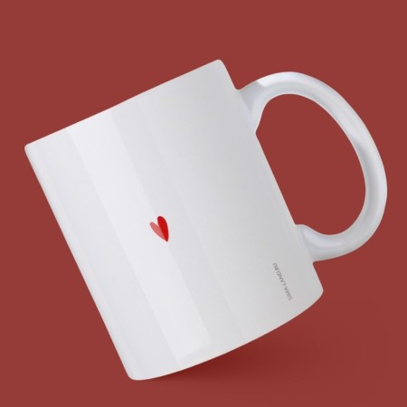 Ceramic mug “Your love”, 320 ml, white color-2