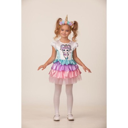 Carnival costume "Unicorn", dress, rim, p. 26, height 104 cm