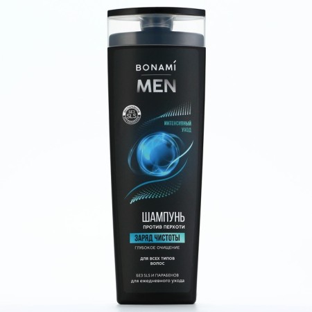 Hair shampoo for men, a charge of cleanliness, 400 ml, bonami-1