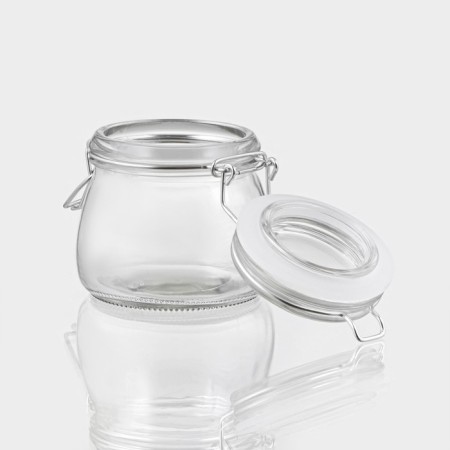 Glass jar for spices with the Bugel Castle "Optima", 100 ml, 9 × 7.2 × 7.5 cm-2