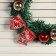 New Year's Wreath D-22 cm "Cozy fairy tale" Snow Bows Bows Ornament