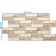 PVC panel brick facing beige 955*480