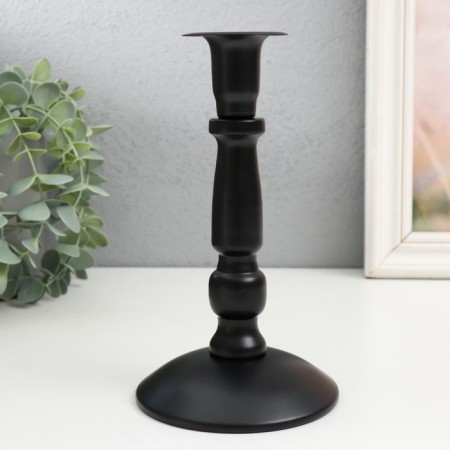 Silver of Metal per 1 candle "silhouette" d = 2.5 cm black 10x17 cm-1