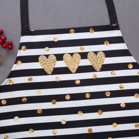 Apron "Ethel: Golden City", 65 × 60 cm, 100 % cotton, sarzha, 190 g/m²-5