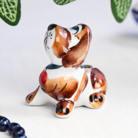 Souvenir "Basset", Gzhel-1