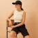 Cap female wicker minku color black, size 56-58