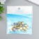 Decor for creativity plastic "Blue flower" set of 20 pcs 1.2x1.2 cm