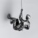 Souvenir Polystone "The Writing of the Vede" Right, Blaged silver 18x8 cm