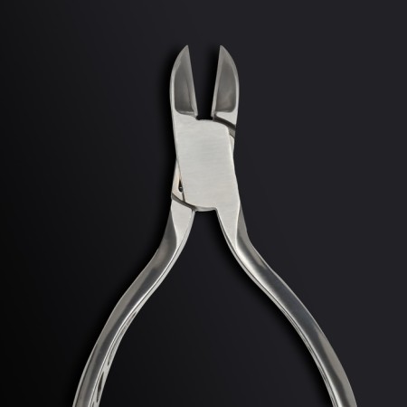 Pedicure nippers "Premium", hidden spring, 13 cm, blade length - 16 mm, silver color-6