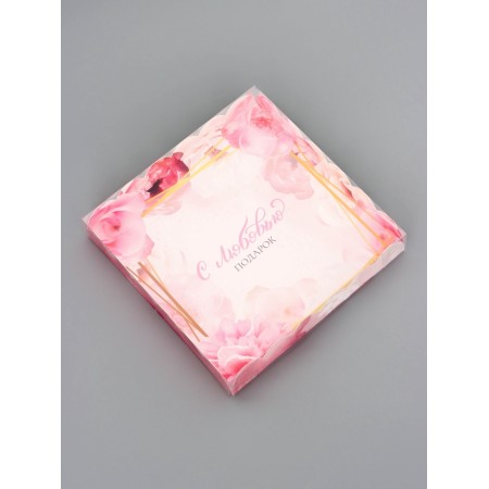 Cookie box, confectionery packaging, "with any", 18 x 18 x 3 cm-1