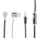 Luazon W-03 headphones, vacuum, microphone, flat wire, black
