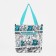 SCOPER with lightning, external pocket, white/blue color