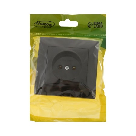 Single Luazon Lighting "Antei", 10 A, hidden, without salary, black-3